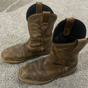 Irish setter steel toe cowboy boots (vintage condition)square toe.